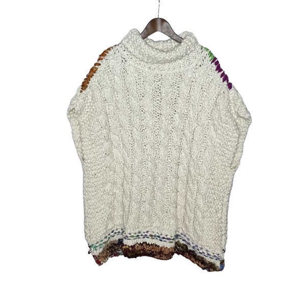 FINAL PRICE RARE FP x WeTheFree Care Sari Not Sari Organic Knit Sweater xs/s - Picture 7 of 16